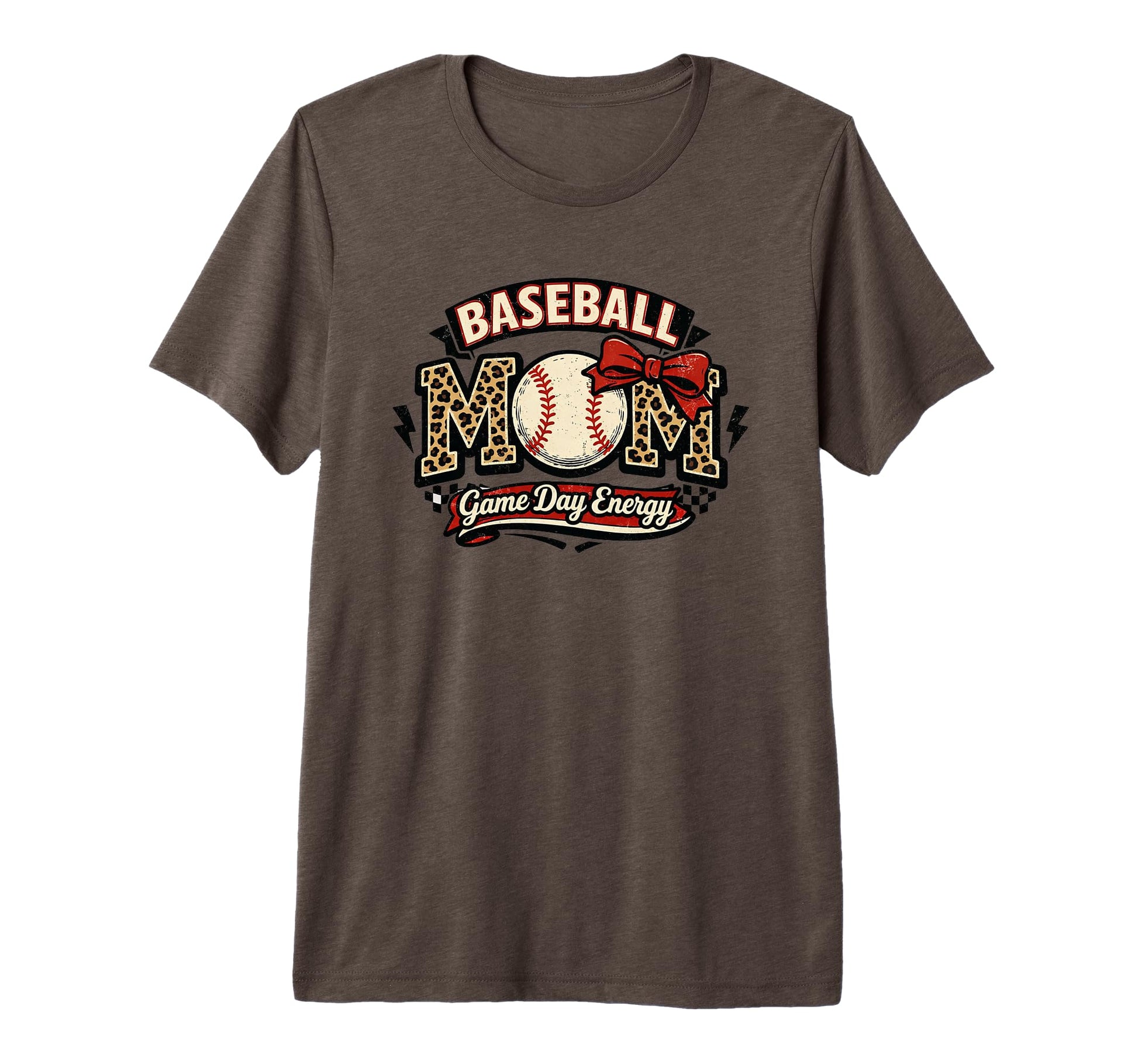 Baseball Mom Game Day Energy T-Shirt - Casual Everyday Wear for Adults - T-Shirt, Sweatshirt, Hoodie