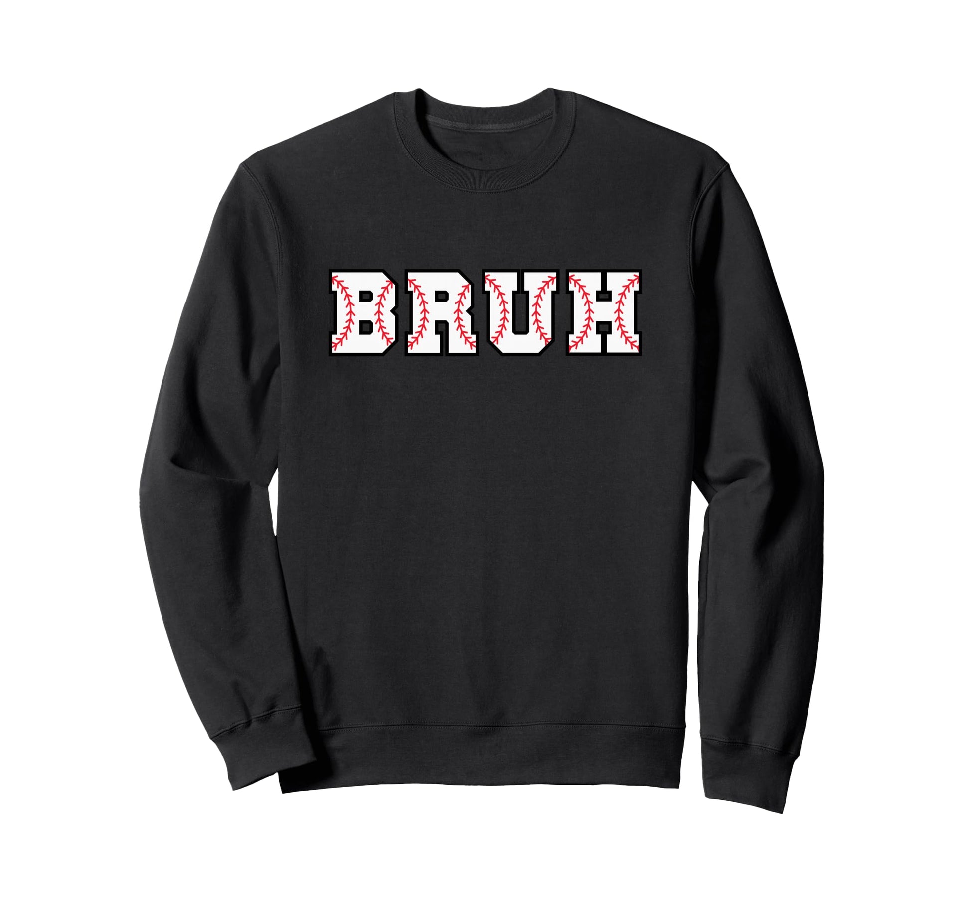 Bruh Meme Funny Baseball Lover Sweatshirt - Fun Novelty Design for Adults - T-Shirt, Sweatshirt, Hoodie