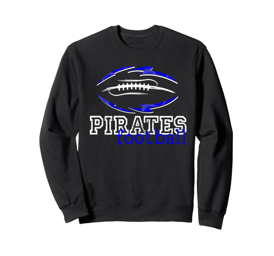 Pirates Football School Spirit Sweatshirt - Minimalist Print Men Women - T-Shirt, Sweatshirt, Hoodie