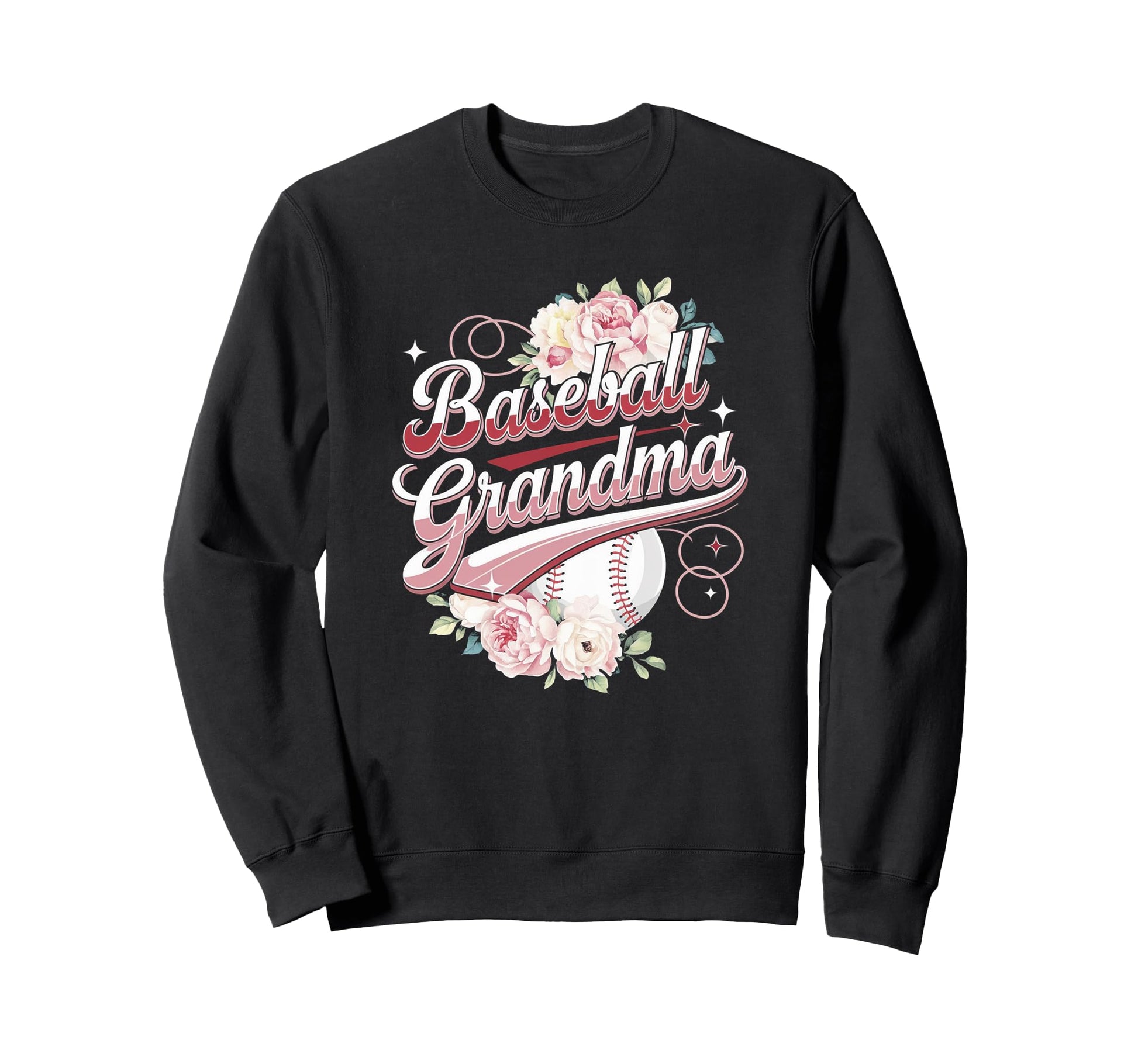 Baseball Grandma Sweatshirt - Graphic Print Men Women - T-Shirt, Sweatshirt, Hoodie
