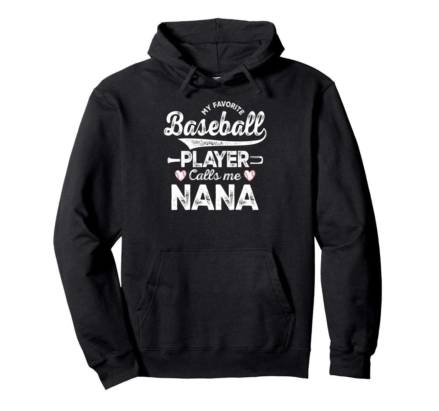 My Favorite Baseball Player Calls Hoodie - Fun Novelty Design for Adults - T-Shirt, Sweatshirt, Hoodie