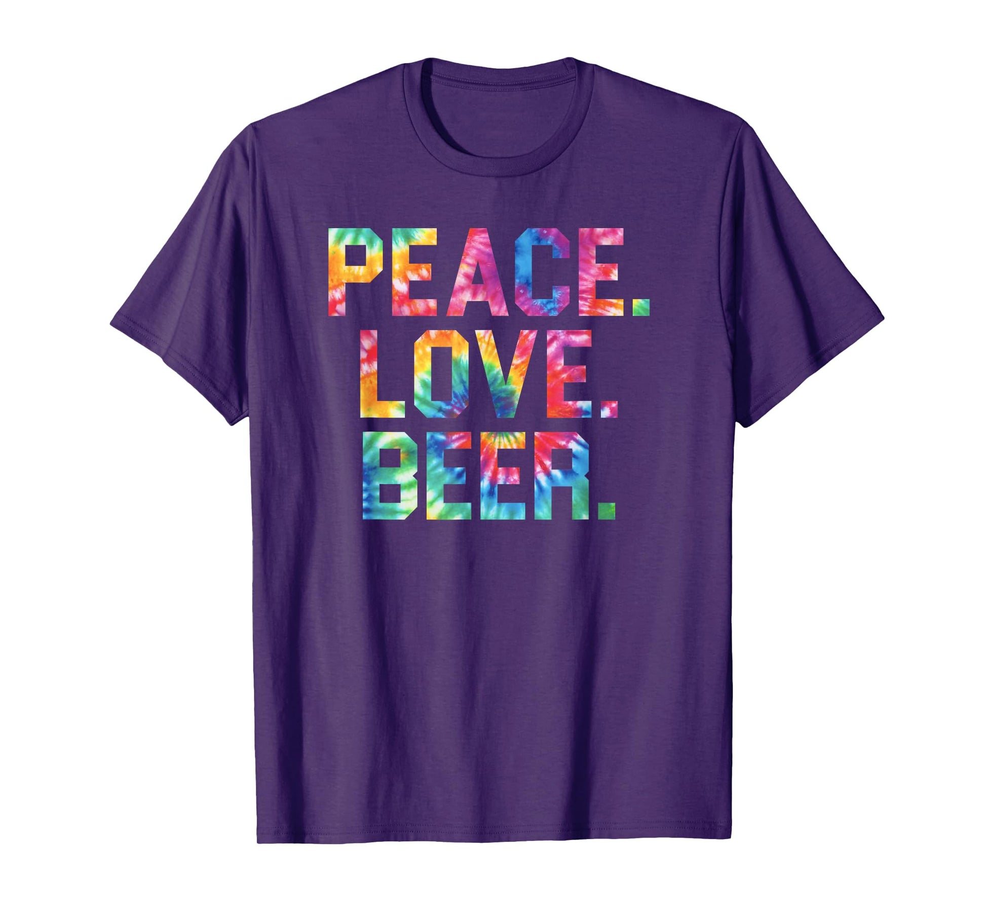 Peace Love Beer Gift Beer Drinkers T-Shirt - Novelty Apparel Unisex - T-Shirt, Sweatshirt, Hoodie