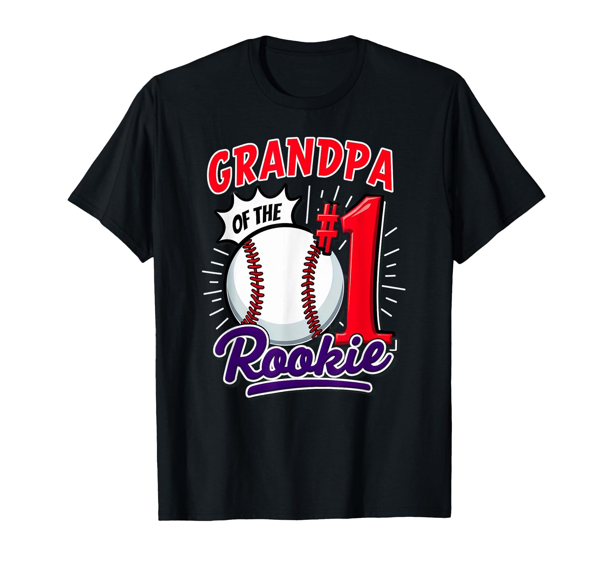 Papa Grandpa Rookie 1St Birthday T-Shirt - Casual Everyday Wear Unisex - T-Shirt, Sweatshirt, Hoodie