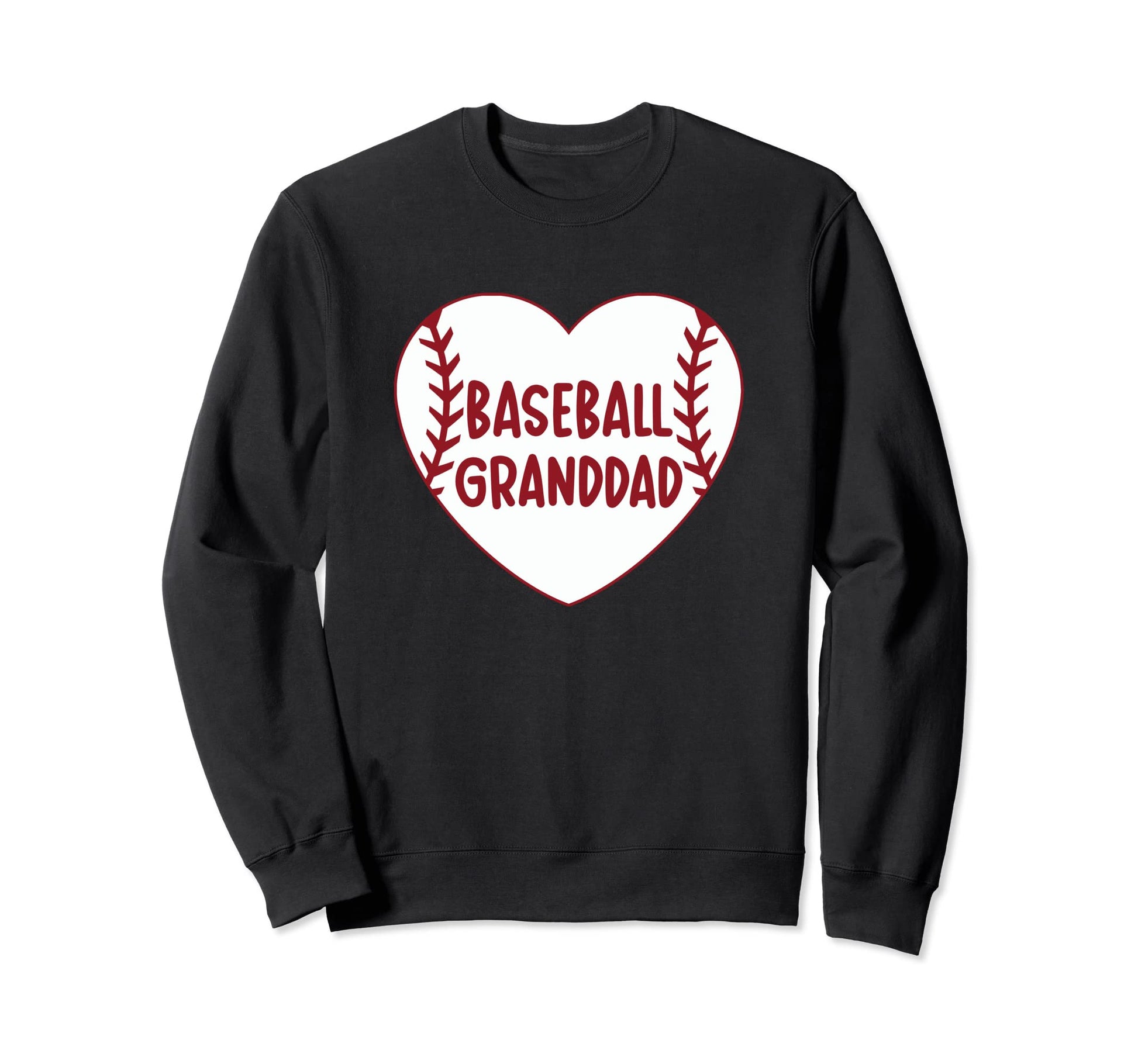 Baseball Granddad Heart Baseball Sweatshirt - Trendy Graphic Unisex - T-Shirt, Sweatshirt, Hoodie
