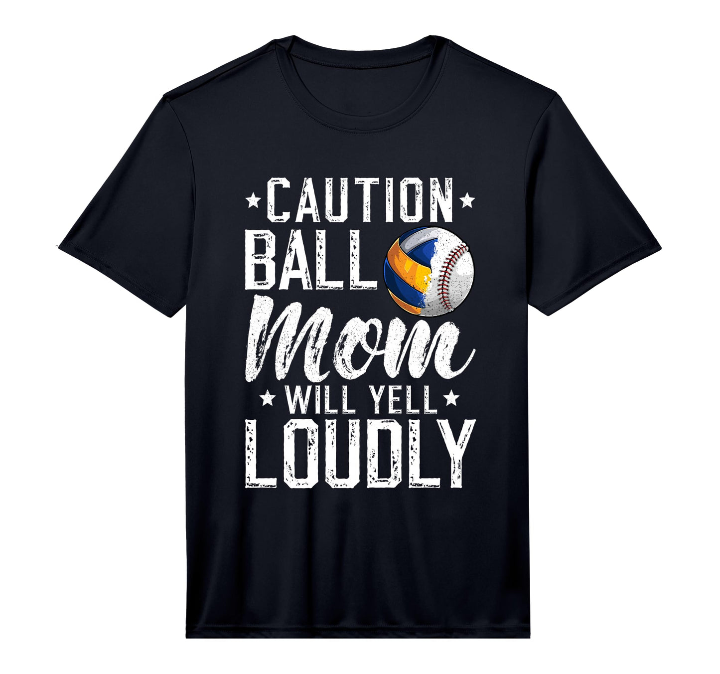 Mens Ball Mom Will Yell Loudly T-Shirt - Aesthetic Graphic Men Women - T-Shirt, Sweatshirt, Hoodie