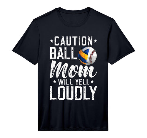 Mens Ball Mom Will Yell Loudly T-Shirt - Aesthetic Graphic Men Women - T-Shirt, Sweatshirt, Hoodie