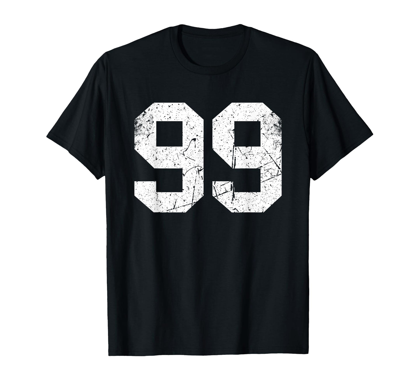 Number 99 Varsity Number T-Shirt - Graphic Print for Adults - T-Shirt, Sweatshirt, Hoodie