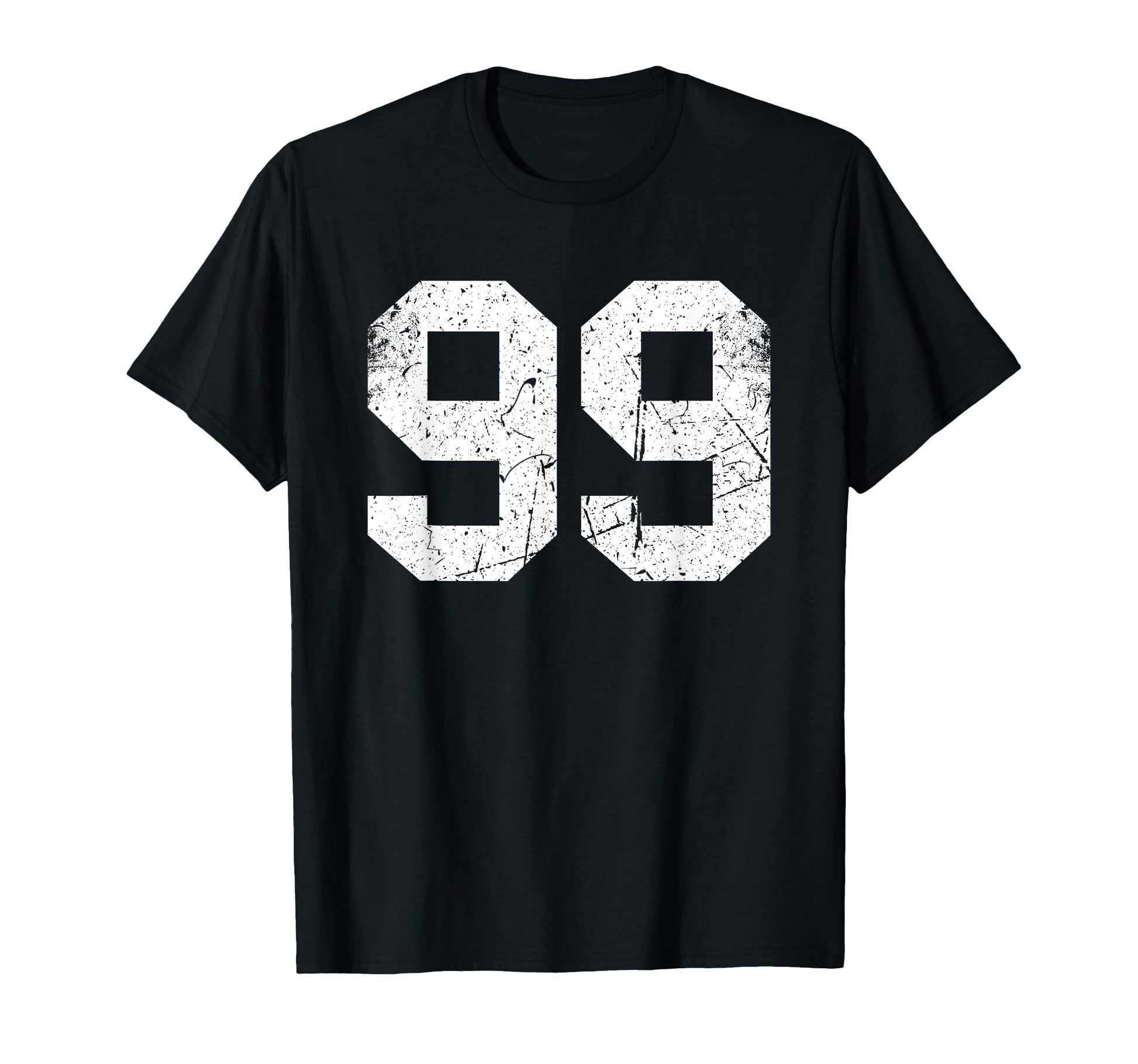 Number 99 Varsity Number T-Shirt - Graphic Print for Adults - T-Shirt, Sweatshirt, Hoodie