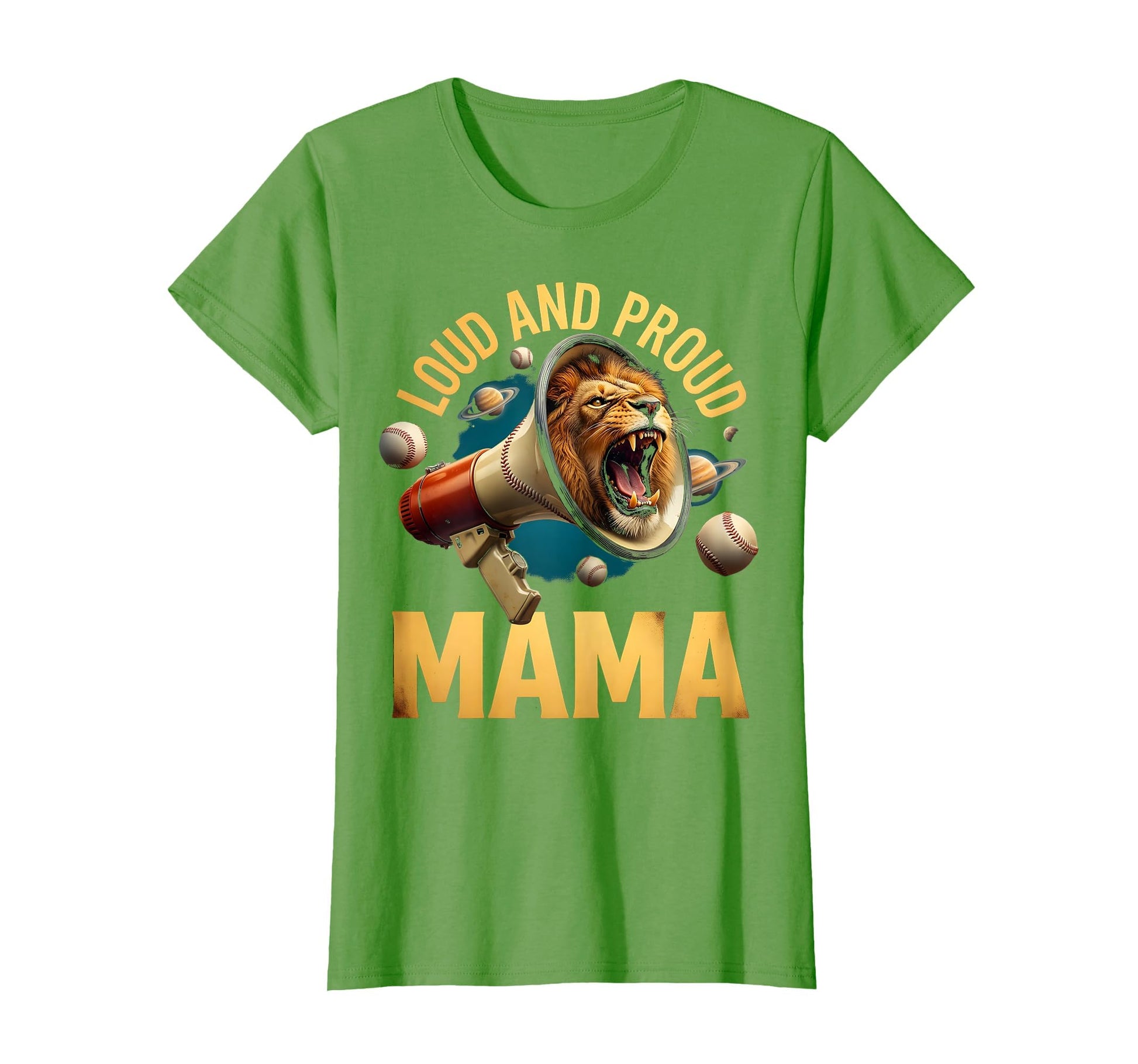 Loud And Proud Mama Baseball Mom T-Shirt - Graphic Print Men Women - T-Shirt, Sweatshirt, Hoodie