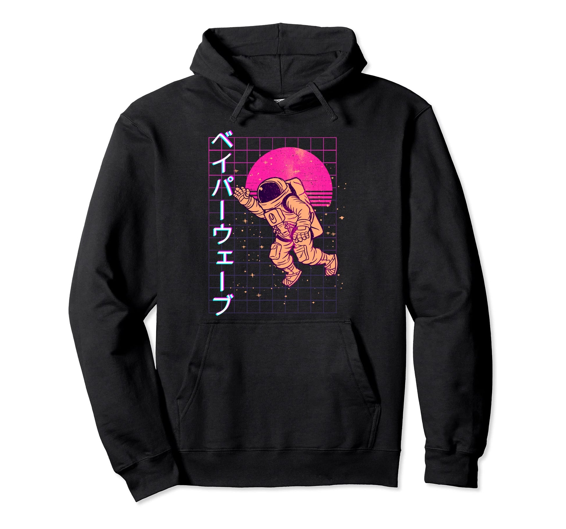 90S Japanese Vaporwave Aesthetic Hoodie - Aesthetic Graphic for Adults - T-Shirt, Sweatshirt, Hoodie