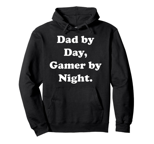 Dad Day Gamer Night Fatherhood Gaming Hoodie - Minimalist Print Unisex - T-Shirt, Sweatshirt, Hoodie