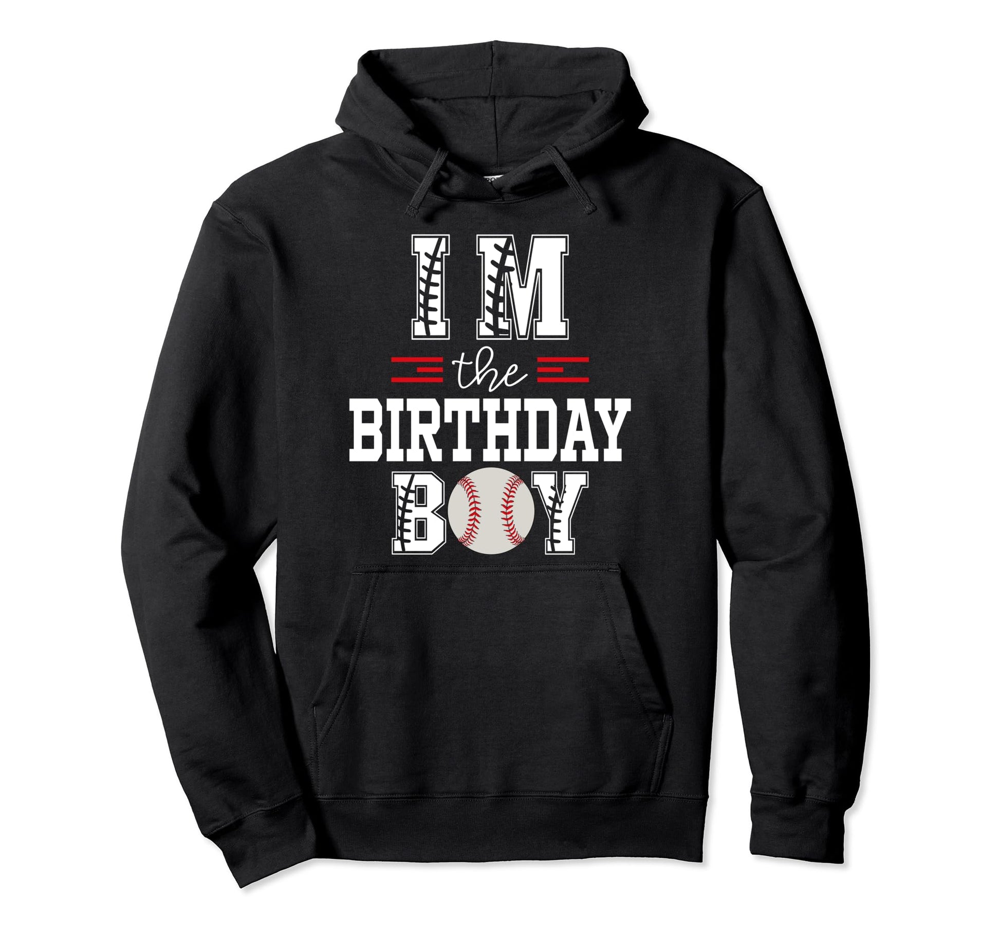 Im Birthday Baseball Lover First Hoodie - Aesthetic Graphic for Adults - T-Shirt, Sweatshirt, Hoodie
