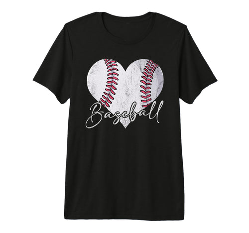 Baseball Heart Mom Grandma Mothers T-Shirt - Streetwear Style Men Women - T-Shirt, Sweatshirt, Hoodie