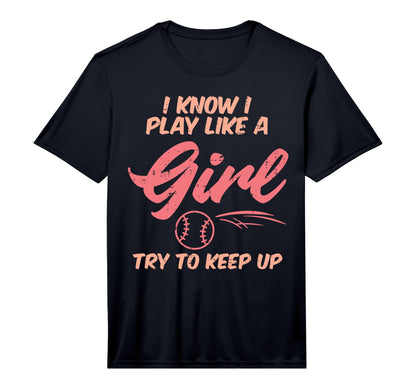 I Play Like Baseball Funny Sports T-Shirt - Novelty Apparel for Adults - T-Shirt, Sweatshirt, Hoodie