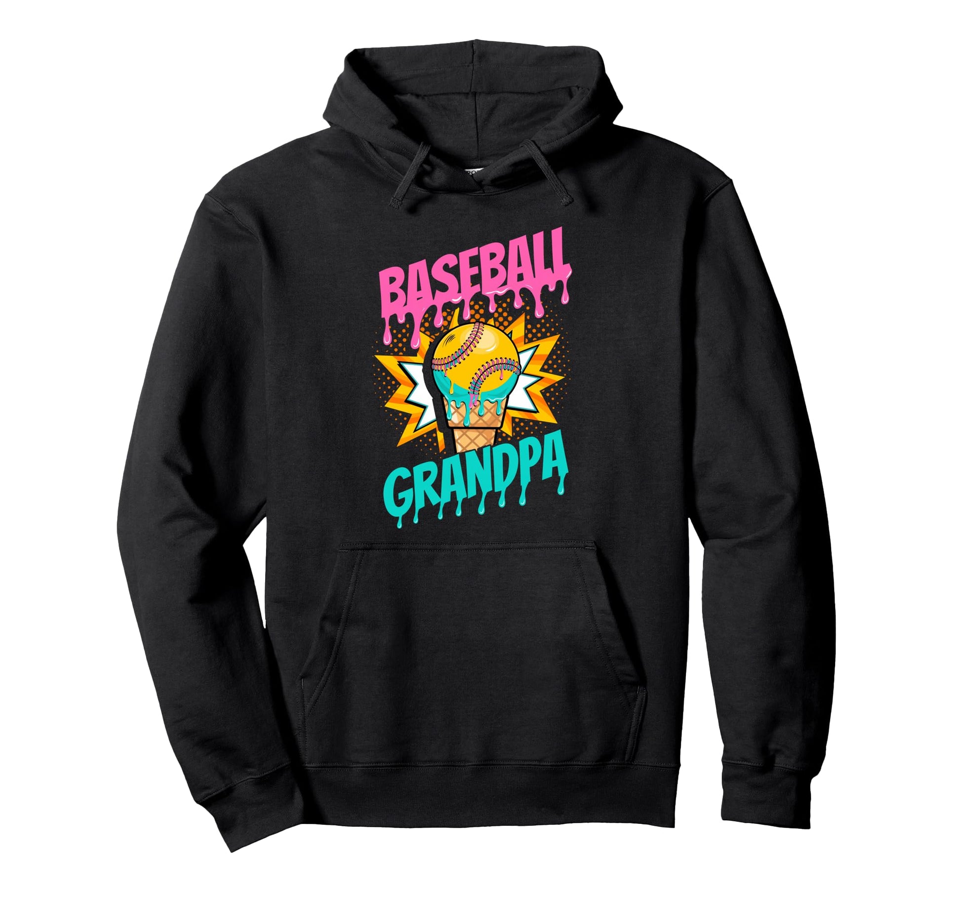 Baseball Grandpa Baseball Grandpa Hoodie - Aesthetic Graphic for Adults - T-Shirt, Sweatshirt, Hoodie
