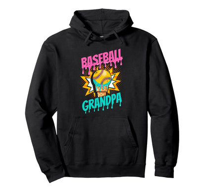 Baseball Grandpa Baseball Grandpa Hoodie - Aesthetic Graphic for Adults - T-Shirt, Sweatshirt, Hoodie