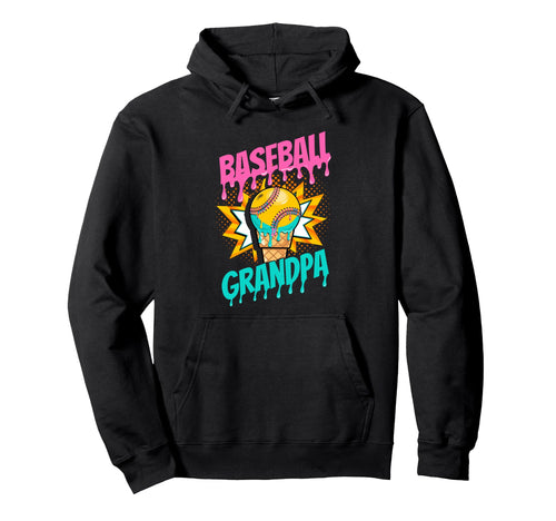 Baseball Grandpa Baseball Grandpa Hoodie - Aesthetic Graphic for Adults - T-Shirt, Sweatshirt, Hoodie