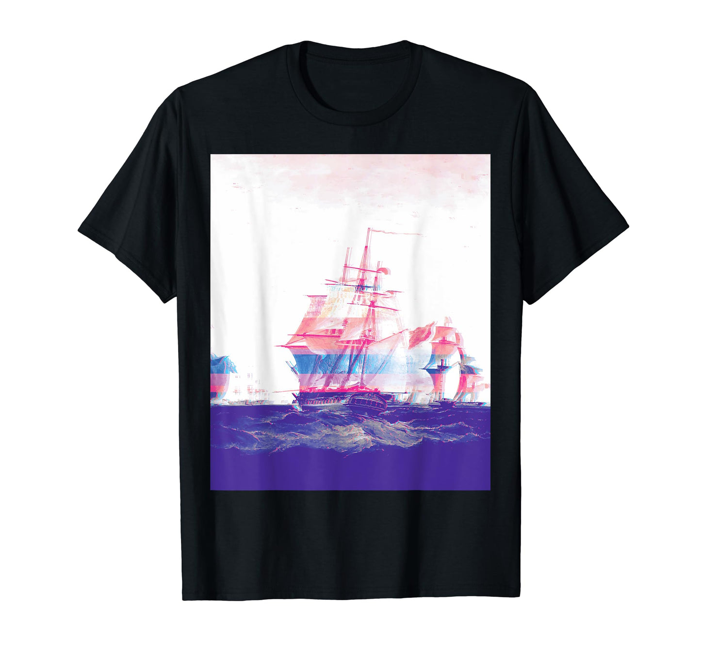 Vaporwave Glitch Pastel Goth Vhs T-Shirt - Custom Art Print Unisex - T-Shirt, Sweatshirt, Hoodie