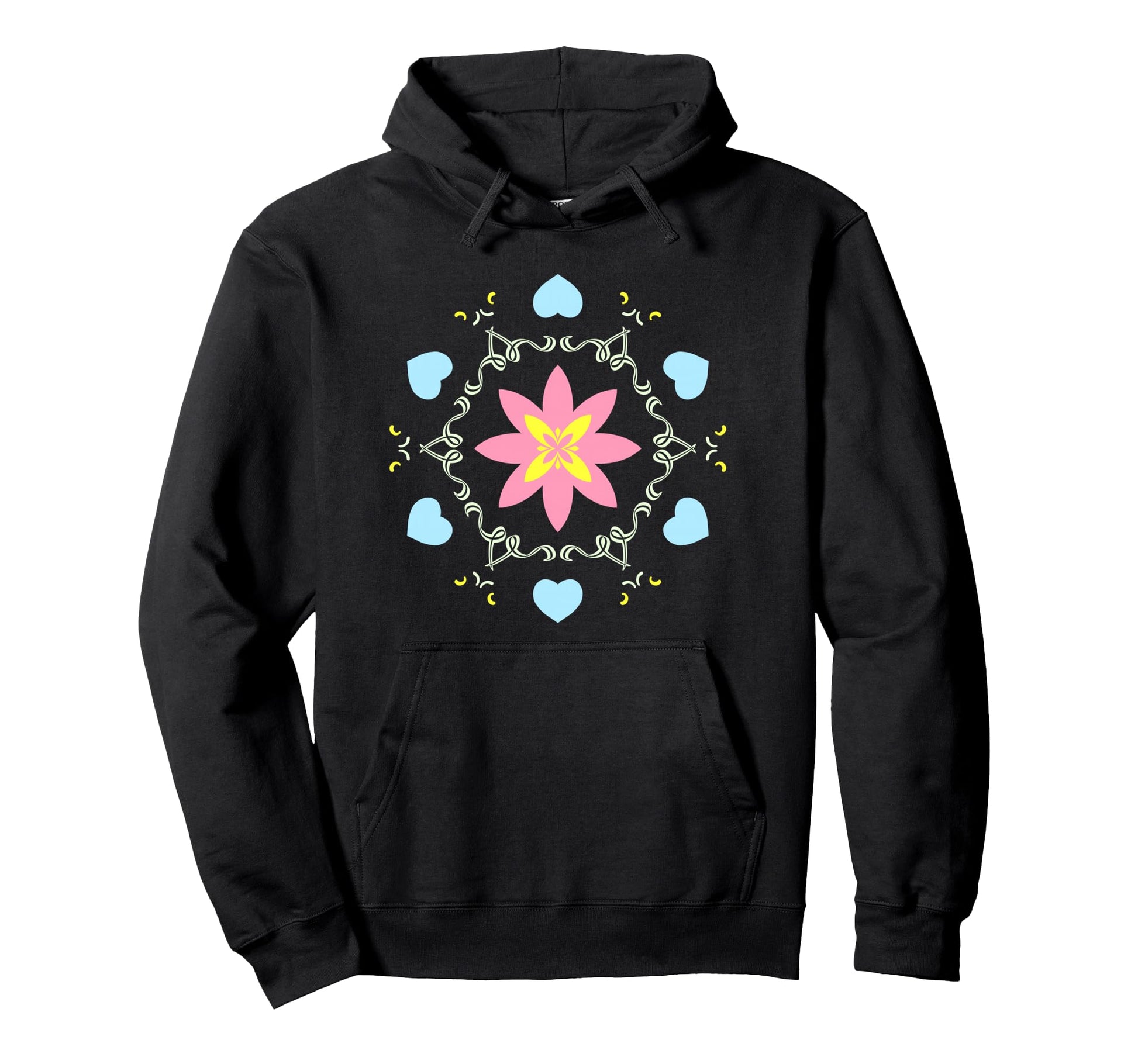 Blossom Love Mandala Boho Hippie Fp 1G Hoodie - Graphic Print Unisex - T-Shirt, Sweatshirt, Hoodie