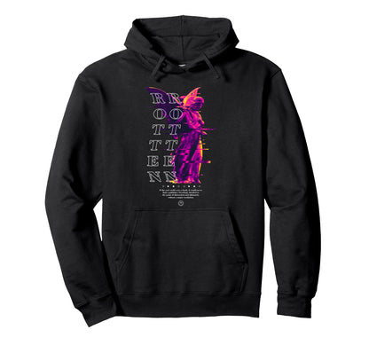 Rotten Angel Glitch Aesthetic Edgy Hoodie - Fun Novelty Design Unisex - T-Shirt, Sweatshirt, Hoodie