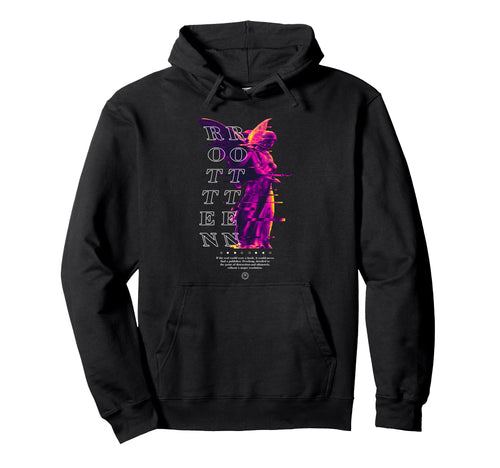Rotten Angel Glitch Aesthetic Edgy Hoodie - Fun Novelty Design Unisex - T-Shirt, Sweatshirt, Hoodie
