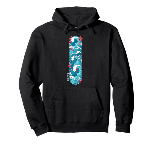 Japanese Waterfall Vaporwave 90S Vibes Hoodie - Novelty Apparel Men Women - T-Shirt, Sweatshirt, Hoodie