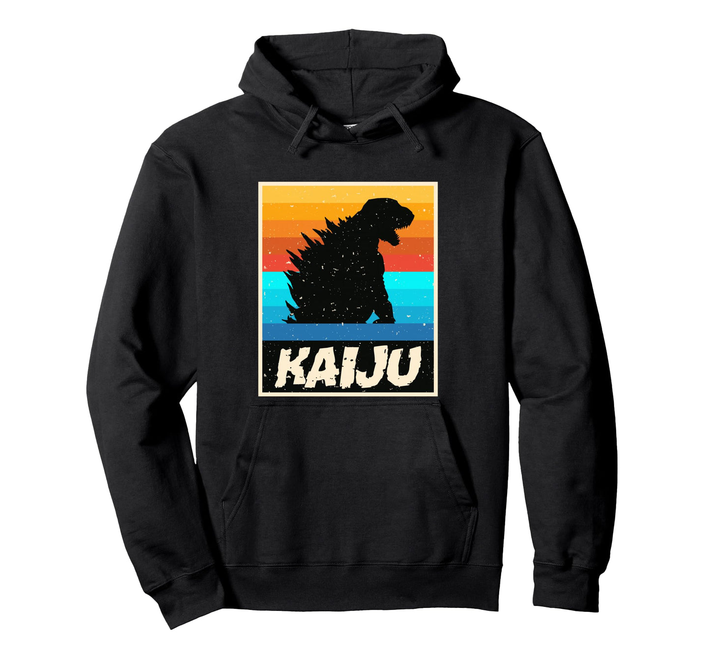 Kaiju Vaporwave Aesthetic Edgy Hoodie - Custom Art Print Men Women - T-Shirt, Sweatshirt, Hoodie