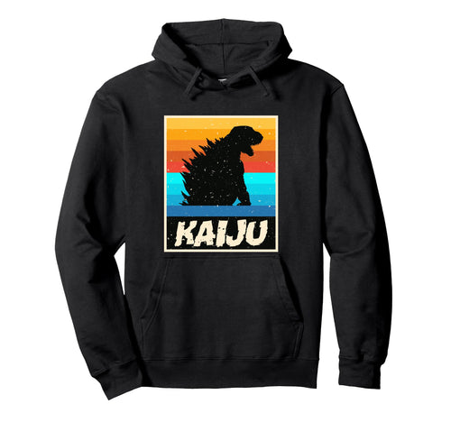 Kaiju Vaporwave Aesthetic Edgy Hoodie - Custom Art Print Men Women - T-Shirt, Sweatshirt, Hoodie