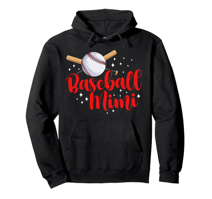 Baseball Mimi Baseball Player Mimi Hoodie - Fun Novelty Design Unisex - T-Shirt, Sweatshirt, Hoodie