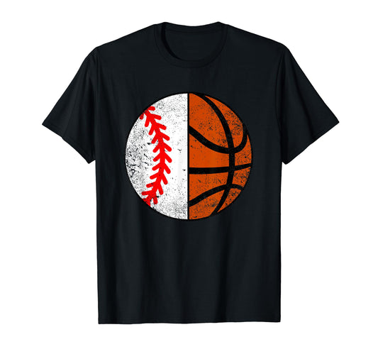Baseball Basketball Player Funny T-Shirt - Custom Art Print for Adults - T-Shirt, Sweatshirt, Hoodie