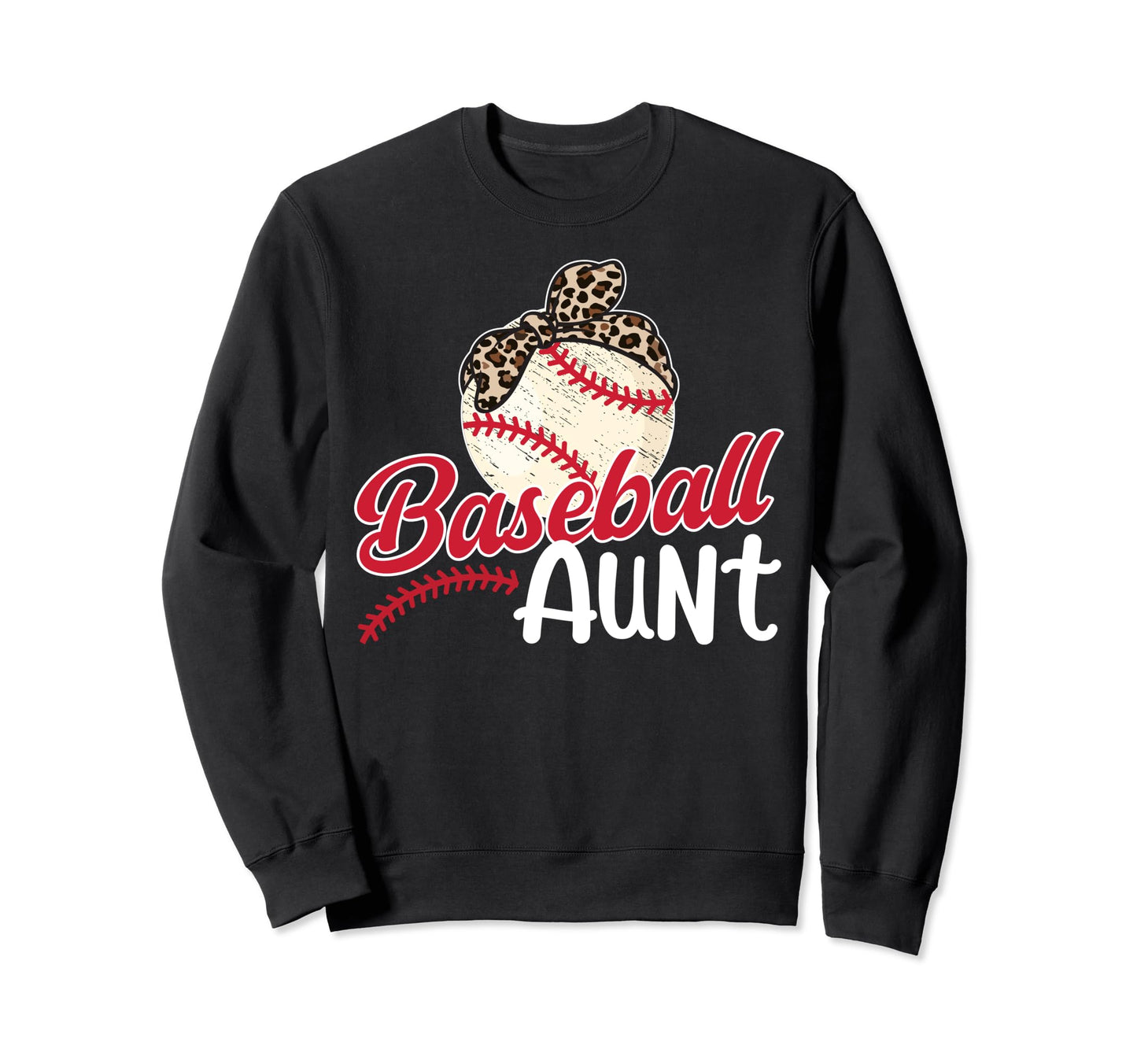 Baseball Aunt Baseball Player Sweatshirt - Aesthetic Graphic Men Women - T-Shirt, Sweatshirt, Hoodie