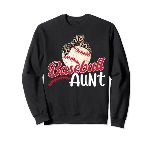 Baseball Aunt Baseball Player Sweatshirt - Aesthetic Graphic Men Women - T-Shirt, Sweatshirt, Hoodie
