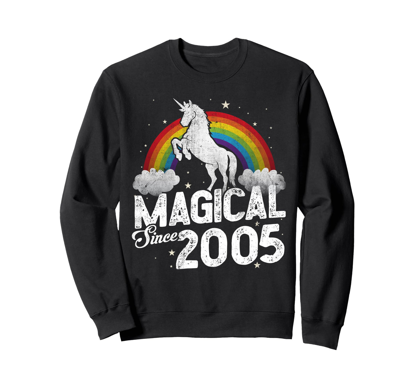 20Th Birthday Magical Since 2005 Sweatshirt - Aesthetic Graphic for Adults - T-Shirt, Sweatshirt, Hoodie