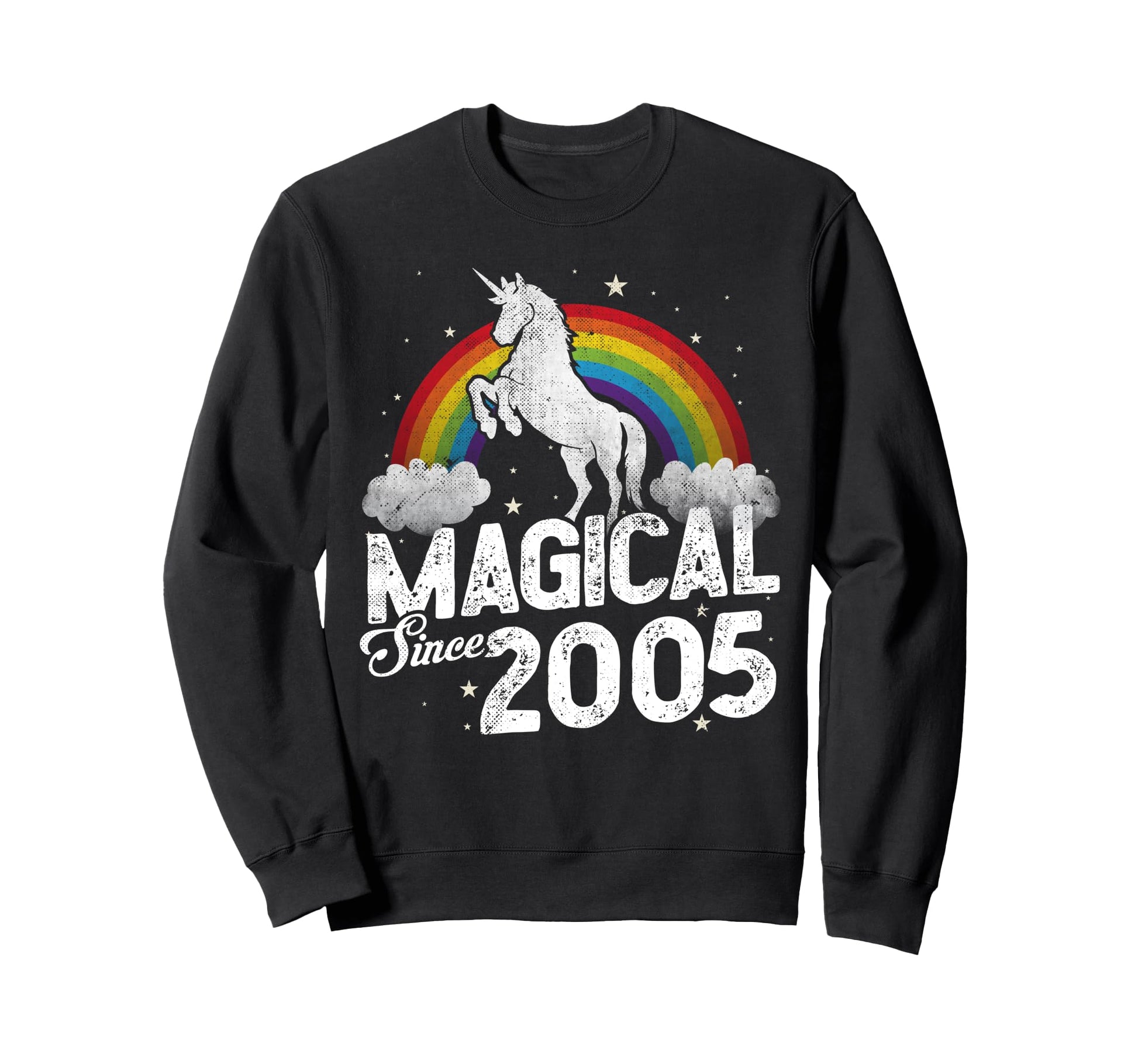 20Th Birthday Magical Since 2005 Sweatshirt - Aesthetic Graphic for Adults - T-Shirt, Sweatshirt, Hoodie
