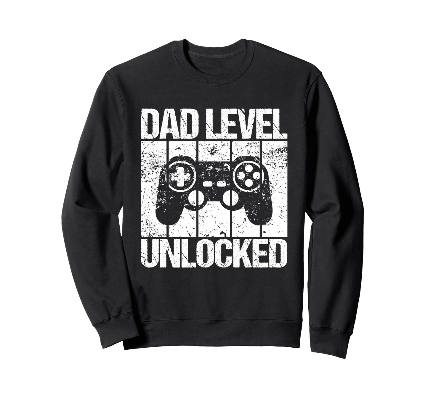 Dad Level Unlocked Gaming Sweatshirt - Novelty Apparel Men Women - T-Shirt, Sweatshirt, Hoodie
