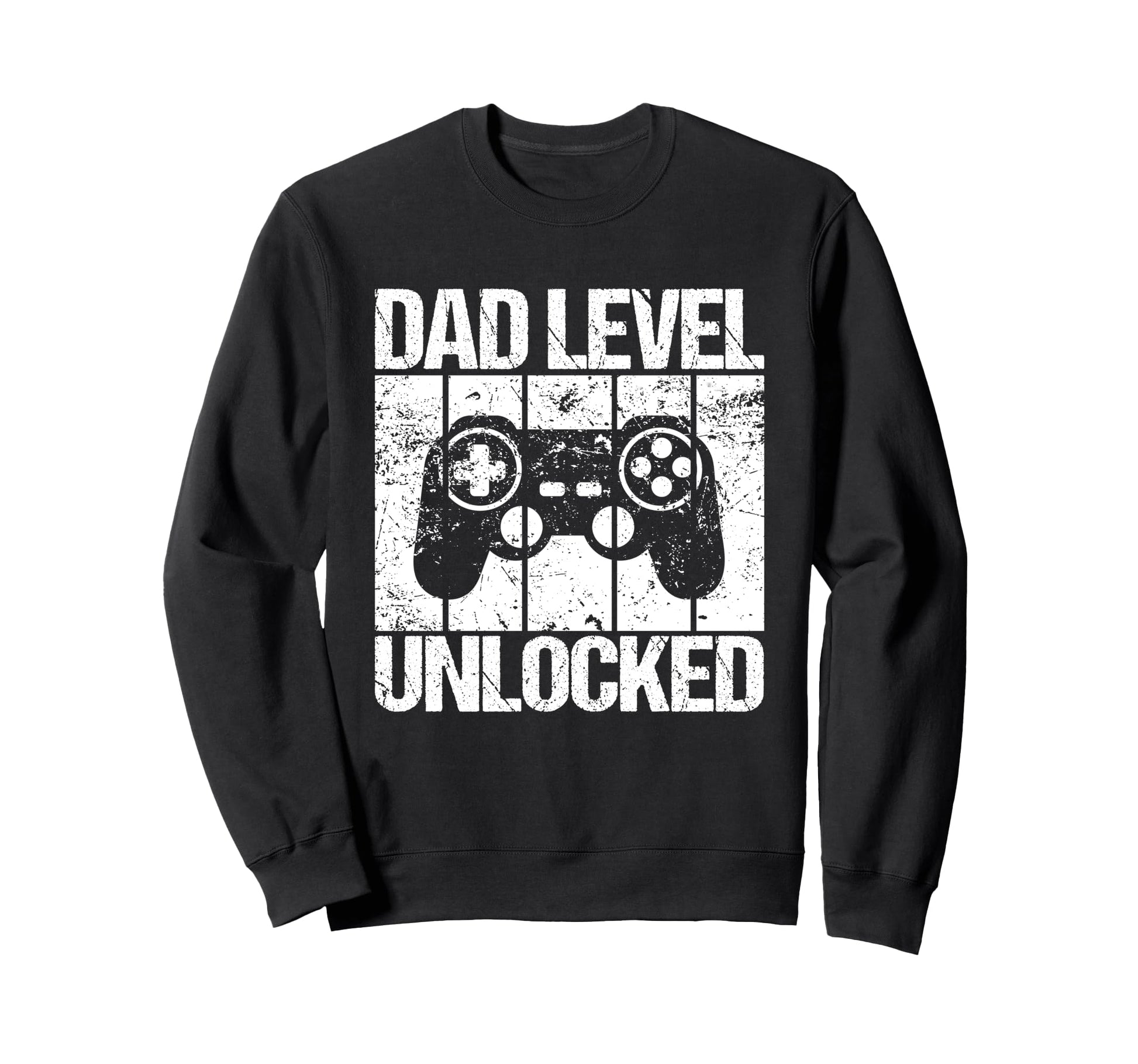 Dad Level Unlocked Gaming Sweatshirt - Novelty Apparel Men Women - T-Shirt, Sweatshirt, Hoodie