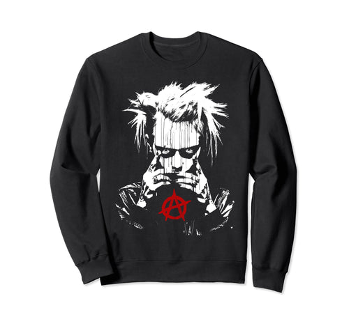 Grunge Distressed Punk Aesthetic Sweatshirt - Casual Everyday Wear Unisex - T-Shirt, Sweatshirt, Hoodie