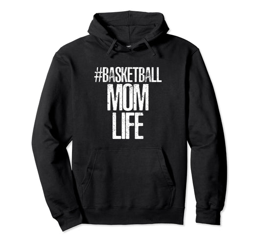 Game Day Basketball Player Mom Life Hoodie - Aesthetic Graphic for Adults - T-Shirt, Sweatshirt, Hoodie