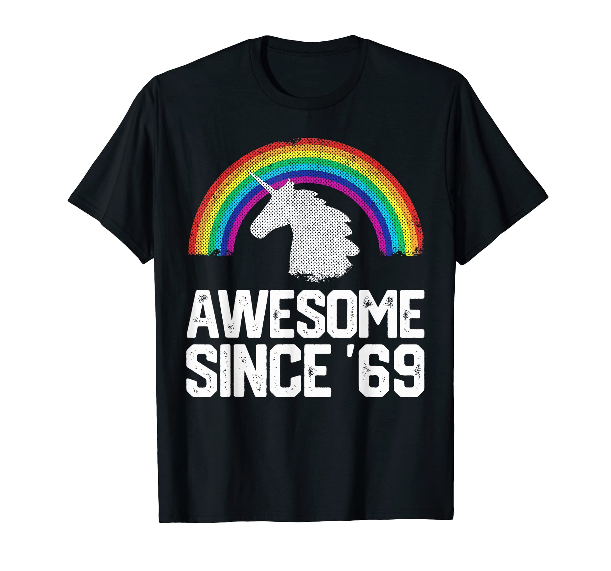 50Th Birthday Gifts Awesome 1969 T-Shirt - Trendy Graphic for Adults - T-Shirt, Sweatshirt, Hoodie