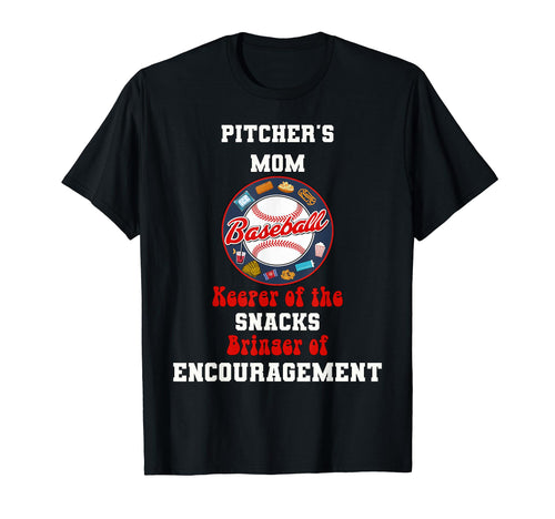 Pitchers Mom Keeper Snacks And T-Shirt - Minimalist Print Men Women - T-Shirt, Sweatshirt, Hoodie