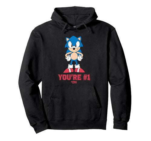 Sonic Hedgehog Fathers Day Youre 1 Dad Sonic Hoodie - Graphic Print Unisex - T-Shirt, Sweatshirt, Hoodie