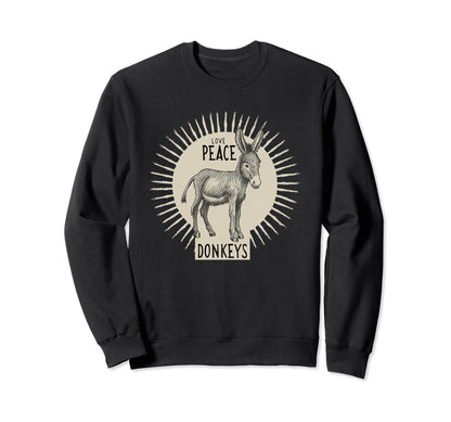 Foals Donkey Costume Love Sweatshirt - Casual Everyday Wear for Adults - T-Shirt, Sweatshirt, Hoodie