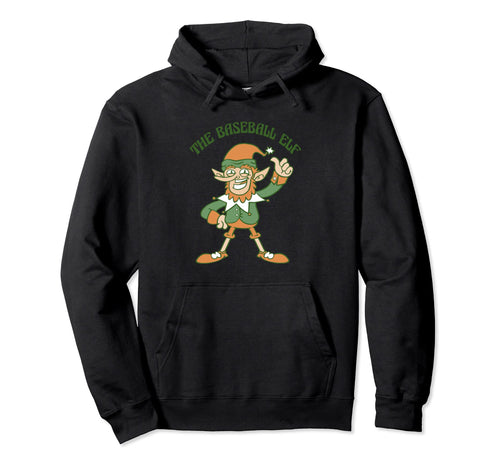 Baseball Elf Ugly Hoodie - Casual Everyday Wear Men Women - T-Shirt, Sweatshirt, Hoodie