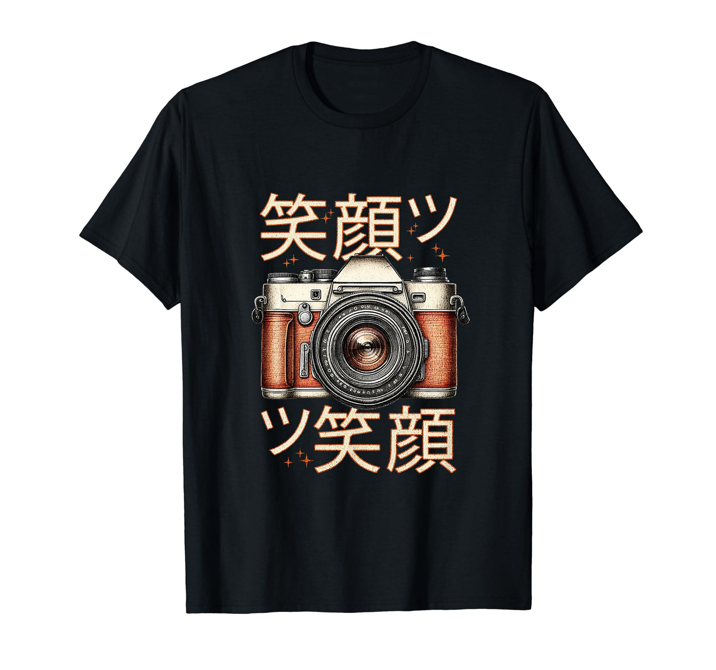 Japanese Slr Camera Smile And T-Shirt - Casual Everyday Wear for Adults - T-Shirt, Sweatshirt, Hoodie