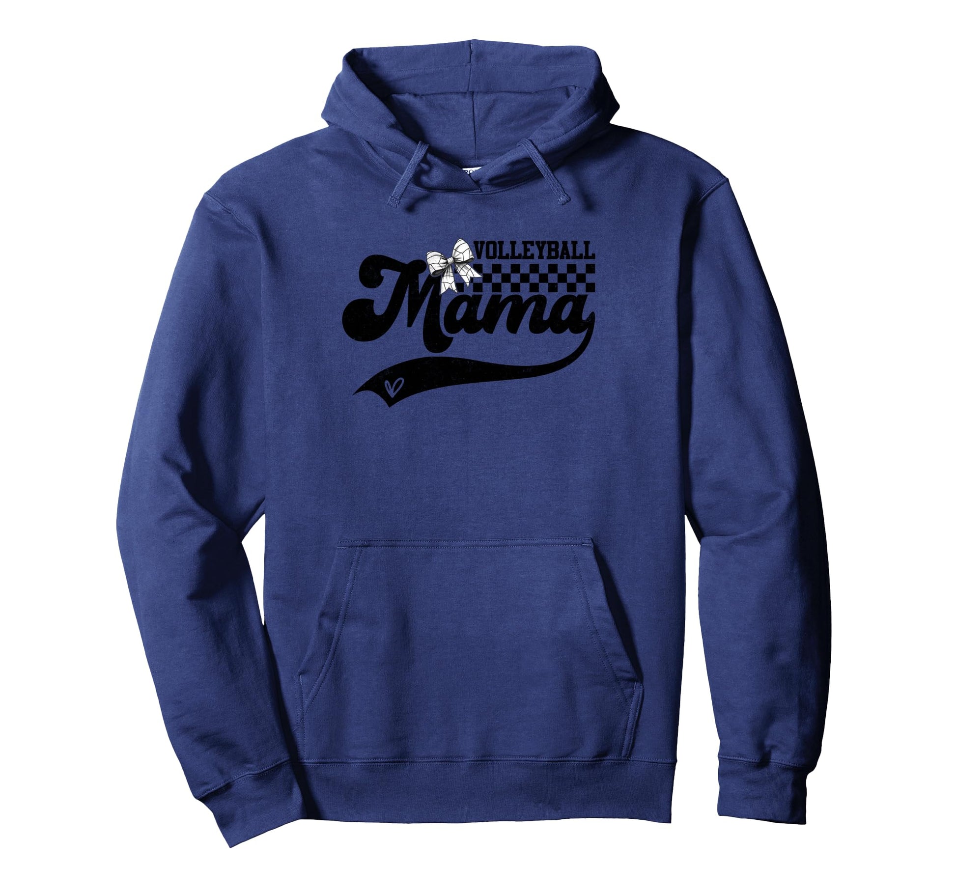 Volleyball Mama Mom Coquette Bow Game Hoodie - Custom Art Print Men Women - T-Shirt, Sweatshirt, Hoodie