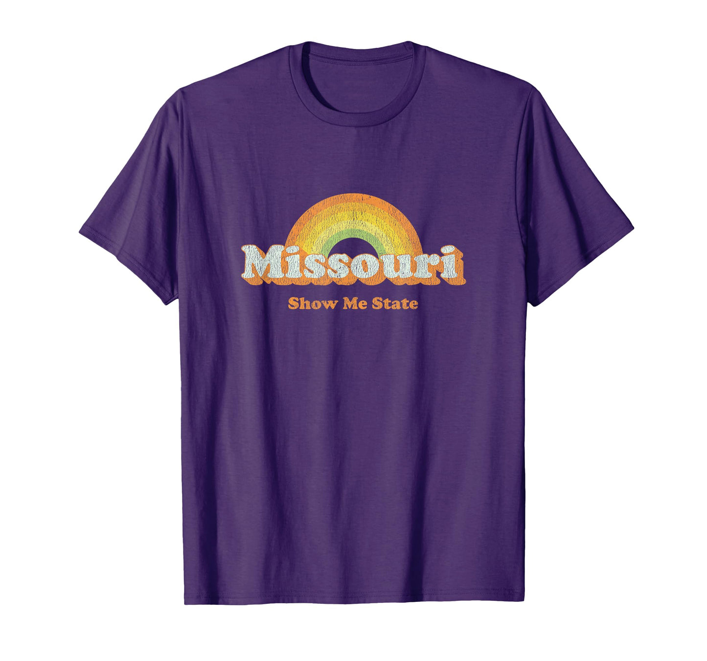 Missouri 70S Rainbow T-Shirt - Aesthetic Graphic for Adults - T-Shirt, Sweatshirt, Hoodie