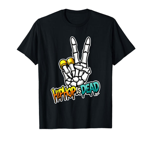 Hip Hop Skeleton Hand Street Art T-Shirt - Graphic Print Unisex - T-Shirt, Sweatshirt, Hoodie