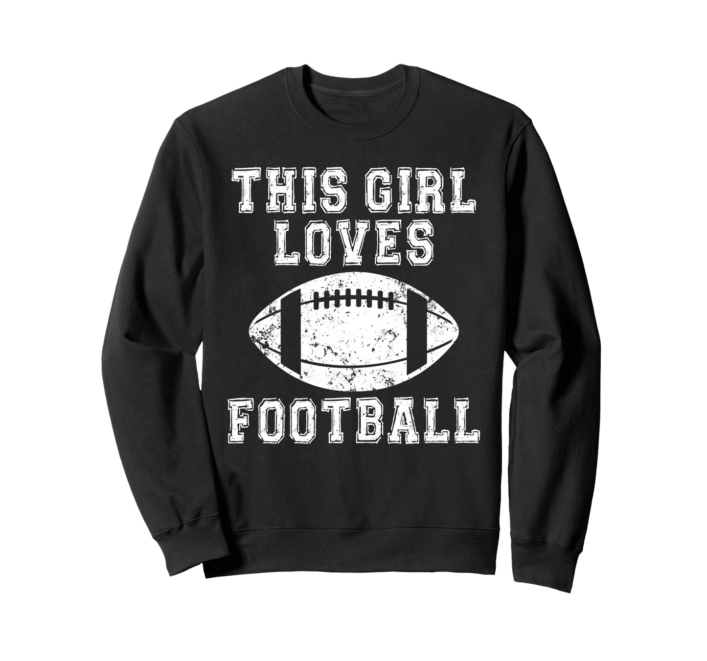 This Loves Football Game Day Female Sweatshirt - Trendy Graphic for Adults - T-Shirt, Sweatshirt, Hoodie