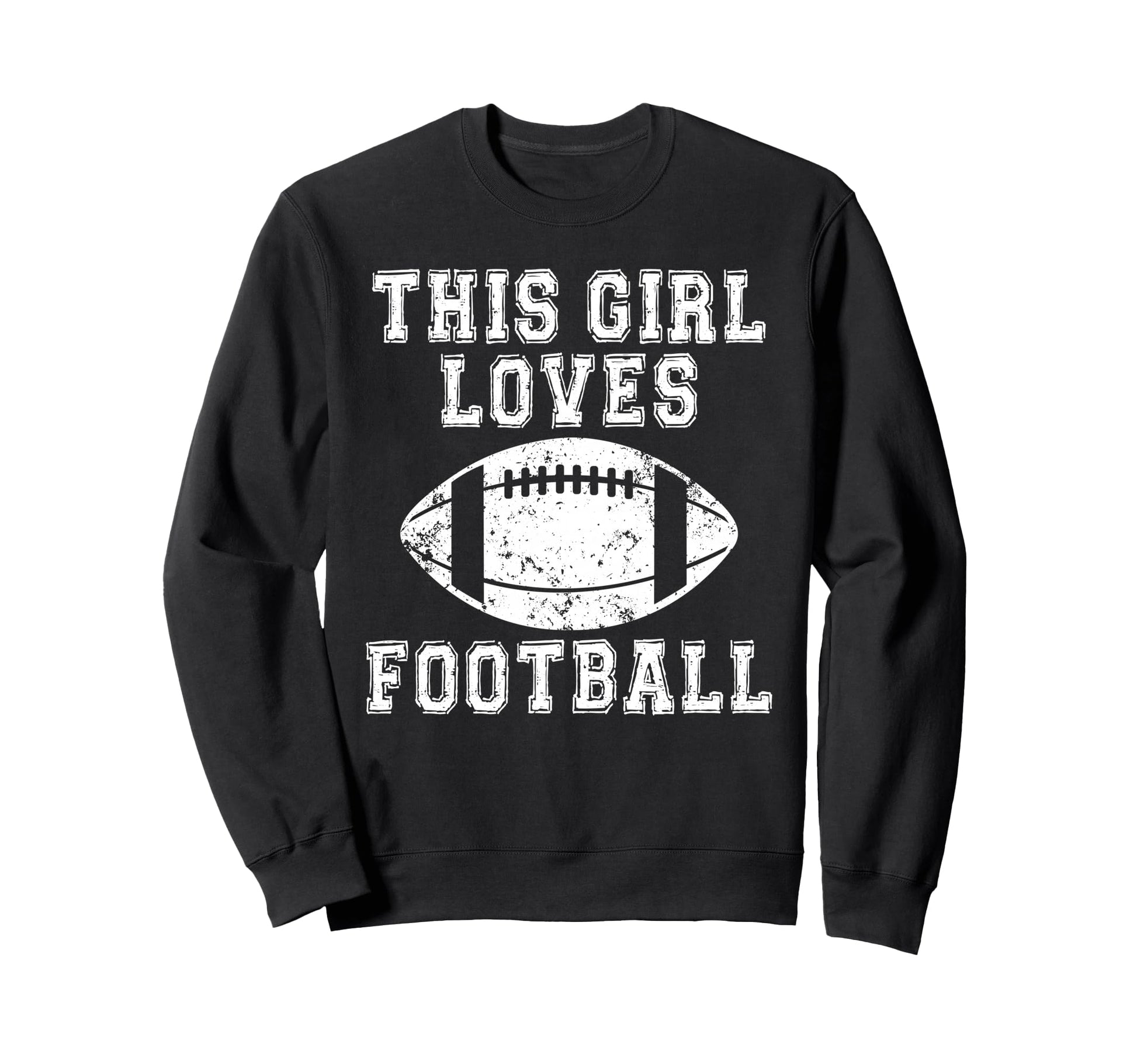 This Loves Football Game Day Female Sweatshirt - Trendy Graphic for Adults - T-Shirt, Sweatshirt, Hoodie