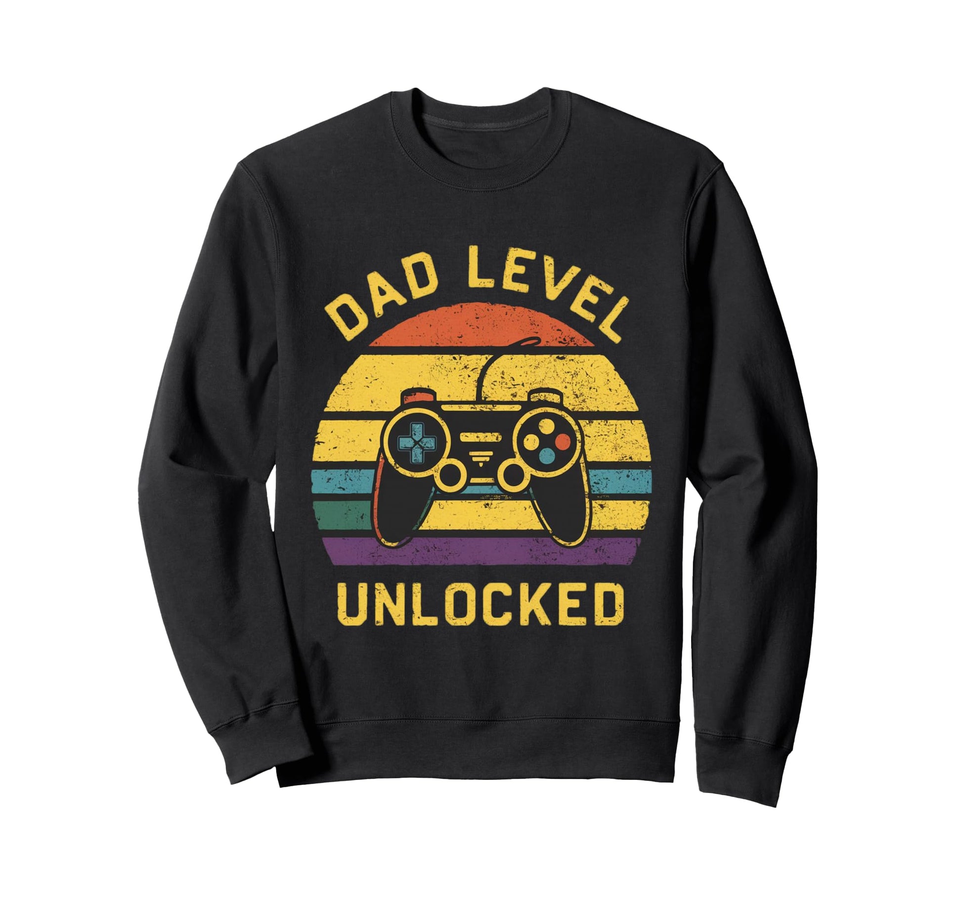 Dad Level Unlocked Funny New Dad Sweatshirt - Trendy Graphic Men Women - T-Shirt, Sweatshirt, Hoodie